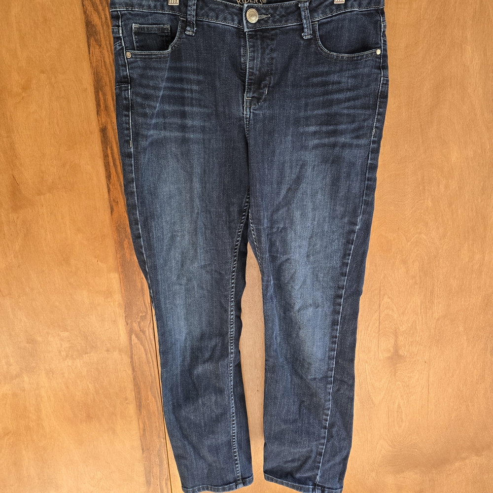 Riders by Lee Deep Blue Cropped Jeans